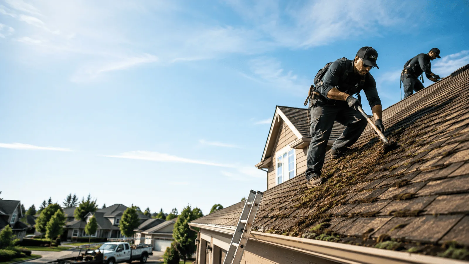 Roof Moss Removal in Sumner, MI near me